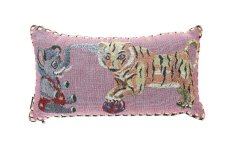 画像1: Nathalie Lete　Half Cushion（ハーフクッション）Little tiger　NL407 (1)