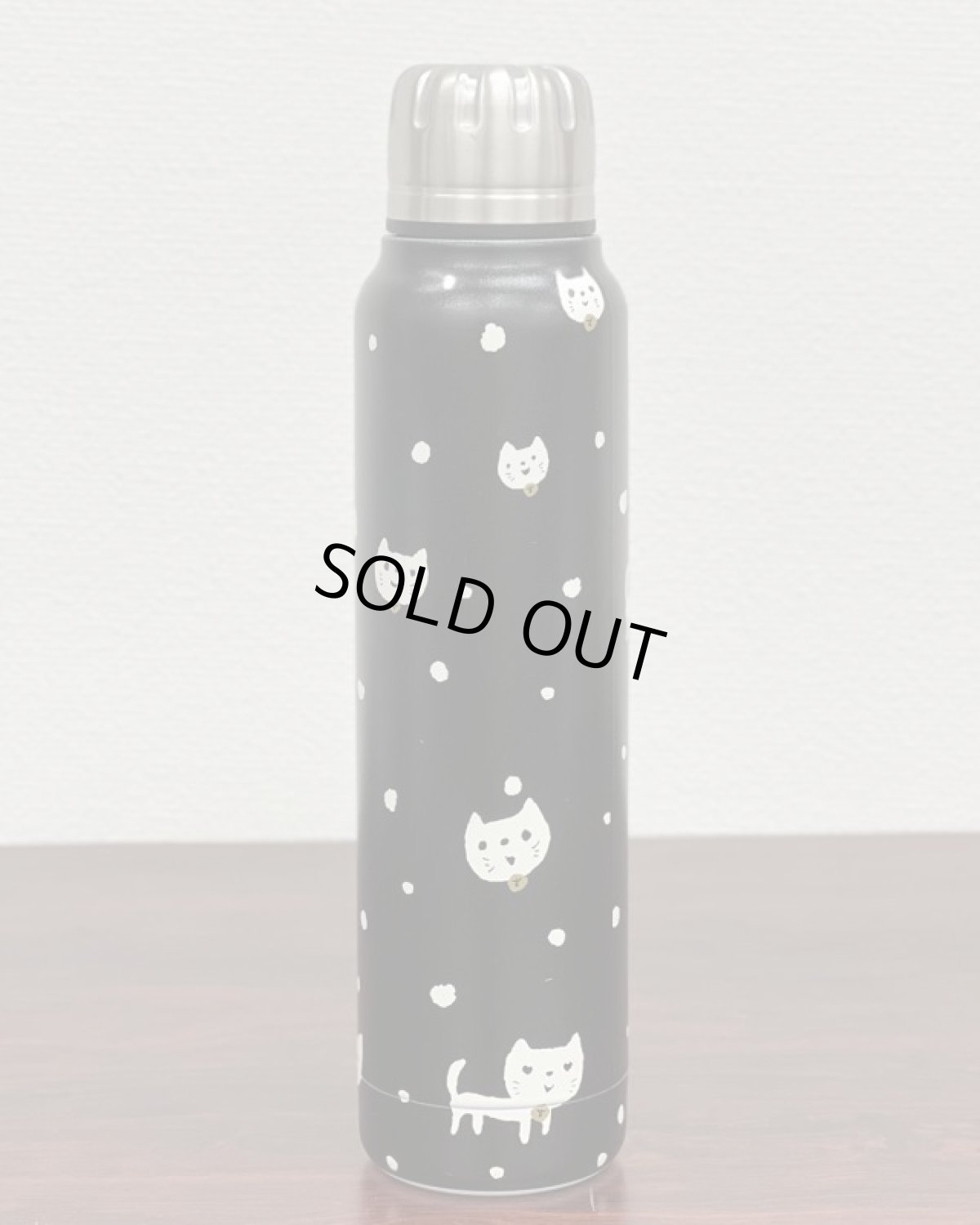 画像3: 【即納】テキスタイルサーモボトル　2100740　コーラスねこブラック (3)