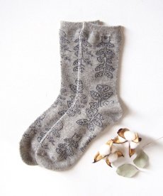 画像1: 松尾ミユキ　G.M.S.Wool brend socks MM656 (1)