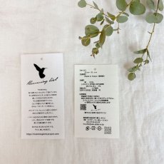 画像6: Humming bird　エジプトコットンストレスフリーソックス／チャコール (6)