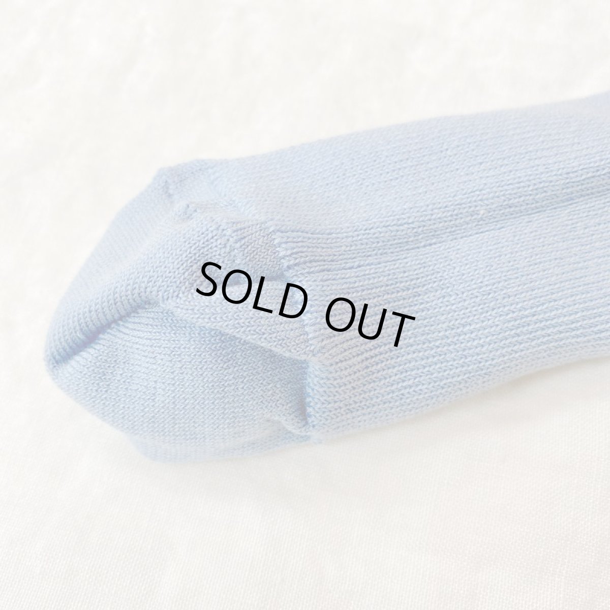 画像4: Humming bird　エジプトコットンストレスフリーソックス／サックスブルー (4)