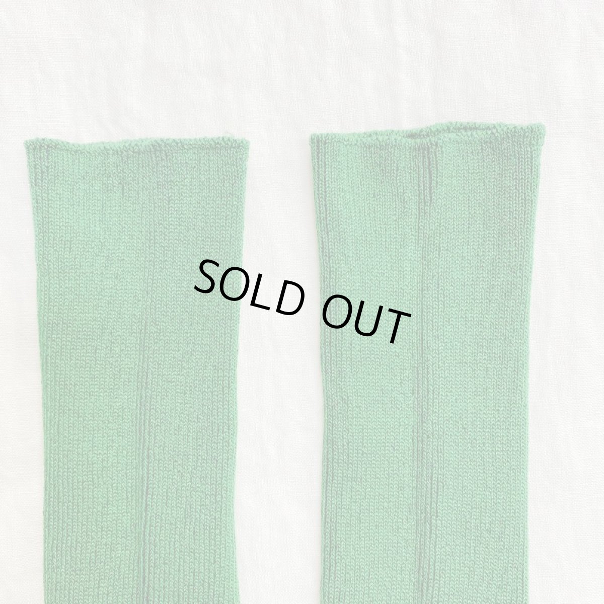 画像2: Humming bird　エジプトコットンストレスフリーソックス／グリーン (2)