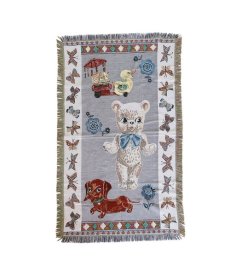 画像2: Nathalie Lete　Tapestry Rug　bear＆dog (2)