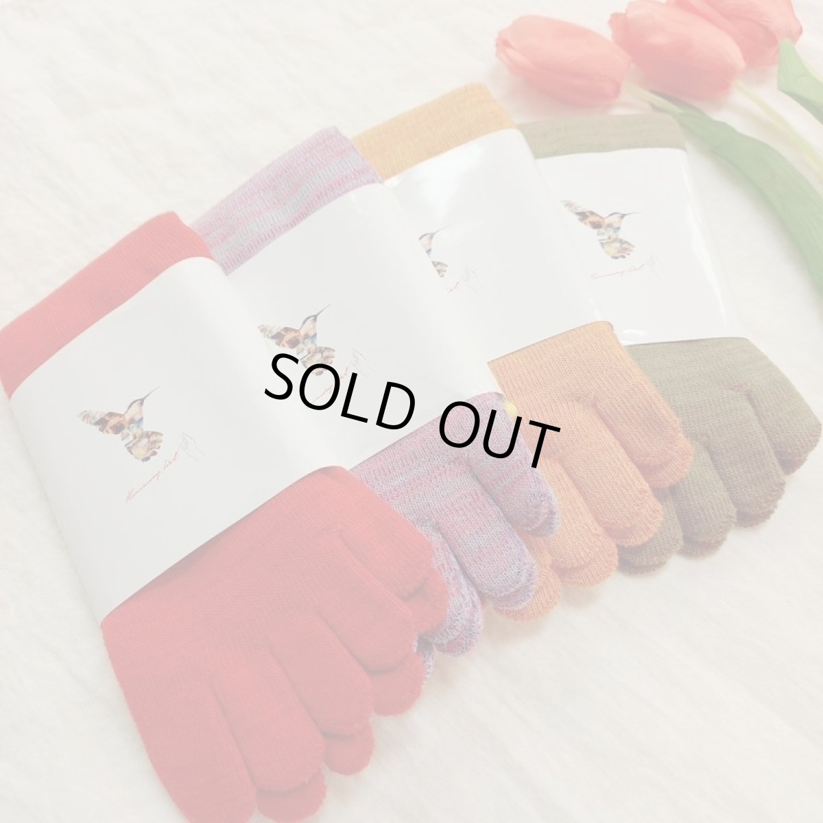 画像6: Humming bird　5本指パイル　グンソックス　ミドル丈　マジックアワー (6)