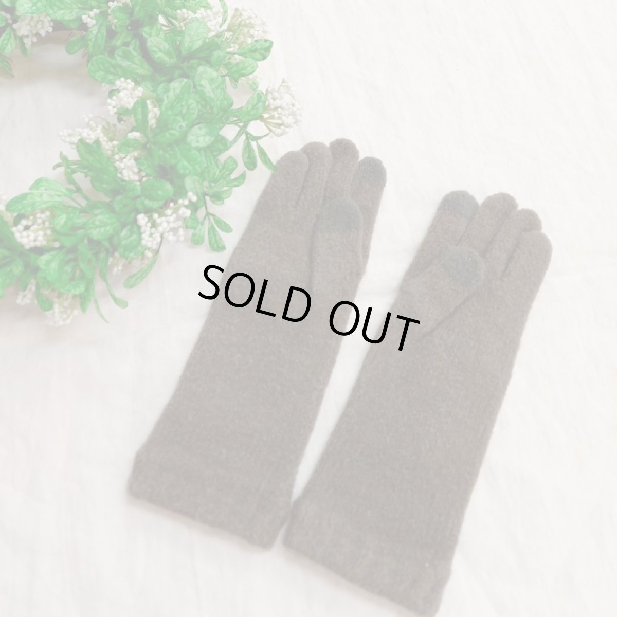 画像3: Humming bird　あったかグローブミディアム　ダークグレー (3)