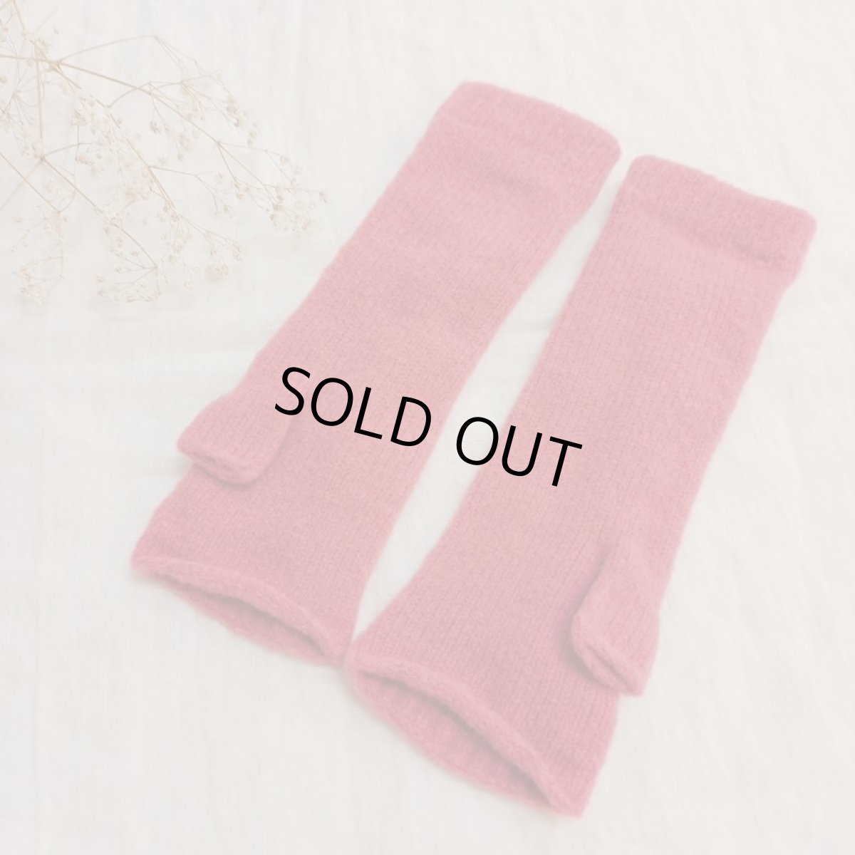 画像2: Humming bird　あったかグローブミデミ　ローズピンク (2)