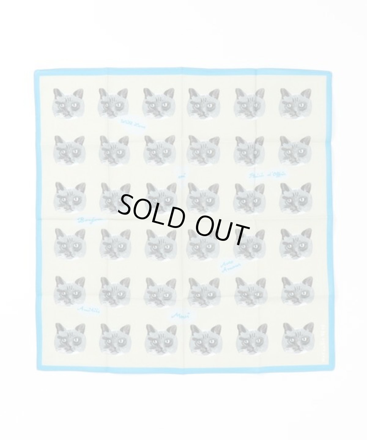 画像2: Nathalie Lete Handkerchief（ハンカチーフ）Face Max　NL210 (2)