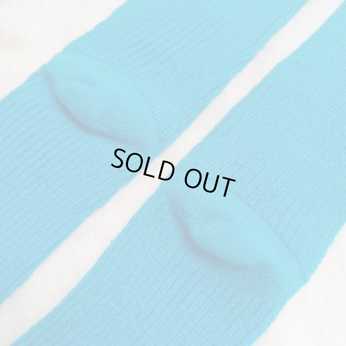 画像2: Humming bird　メリノウール　アーチフィット　無地ハイソックス　空 (2)