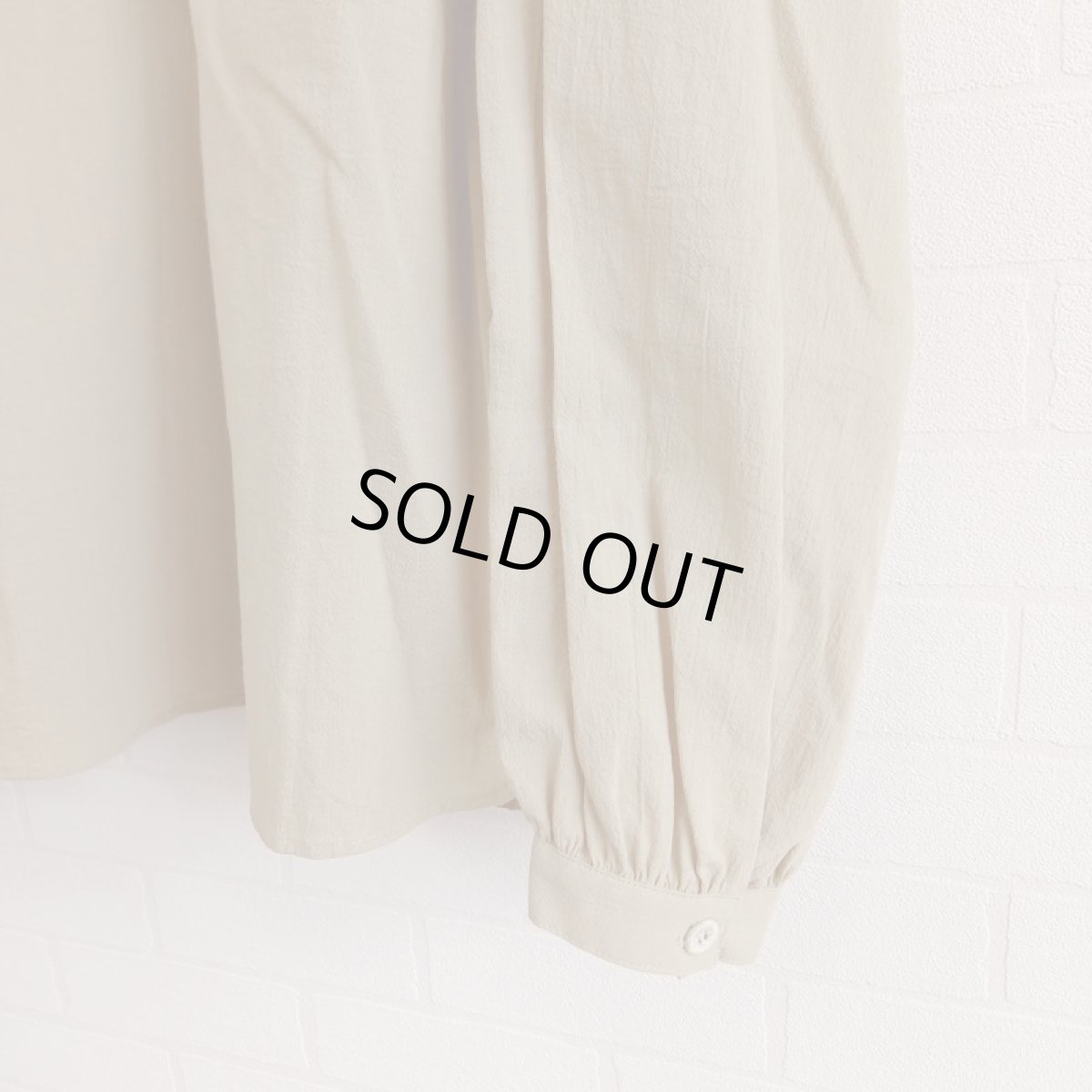 画像3: Humming bird　オーガニックジョーゼットかぶり　くちなし (3)