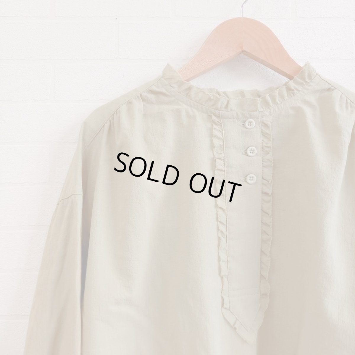 画像2: Humming bird　オーガニックジョーゼットかぶり　くちなし (2)