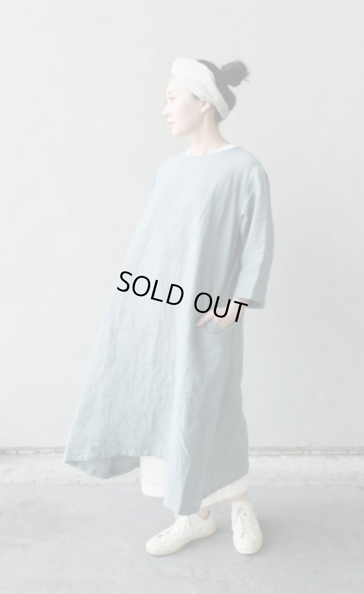 画像6: CHISHIRO フレアワンピース ブラック (6)