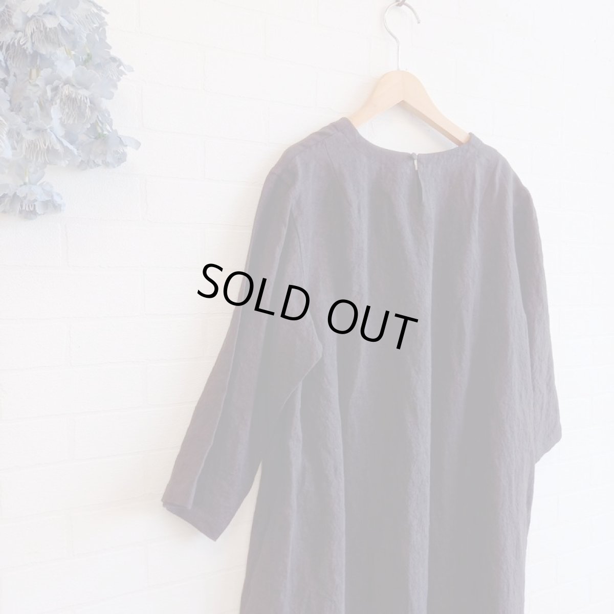 画像4: CHISHIRO フレアワンピース ブラック (4)