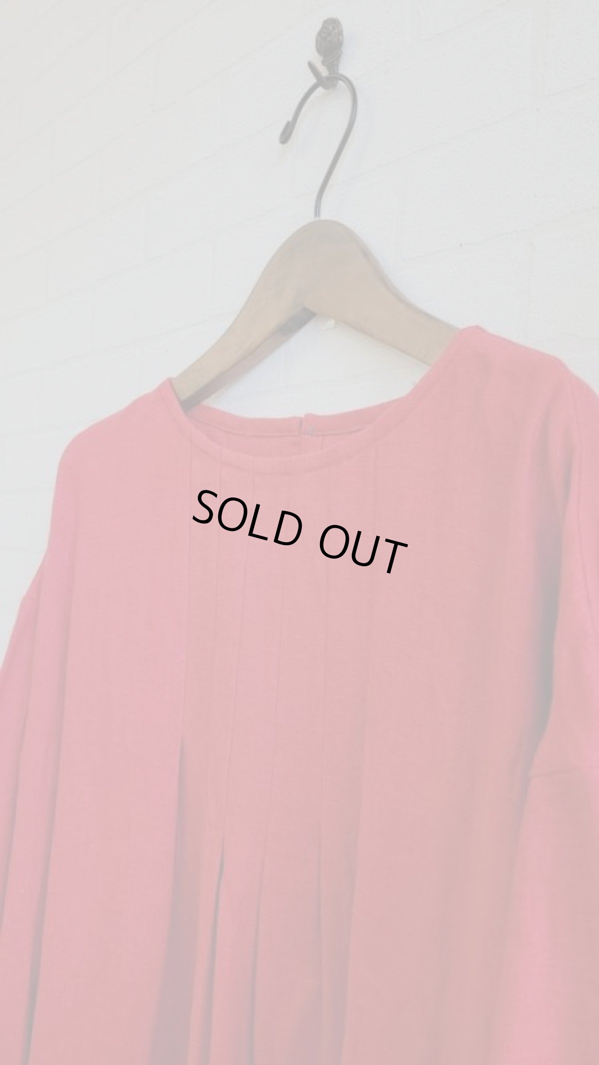 画像3: Humming bird　大人バルーンワンピース　レッド (3)