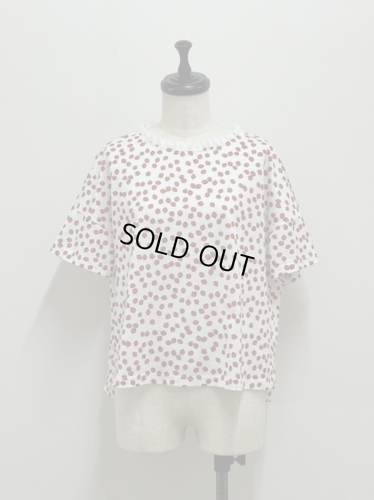 画像1: 【即納】いちご変形Tシャツ（3L）4685100 (1)