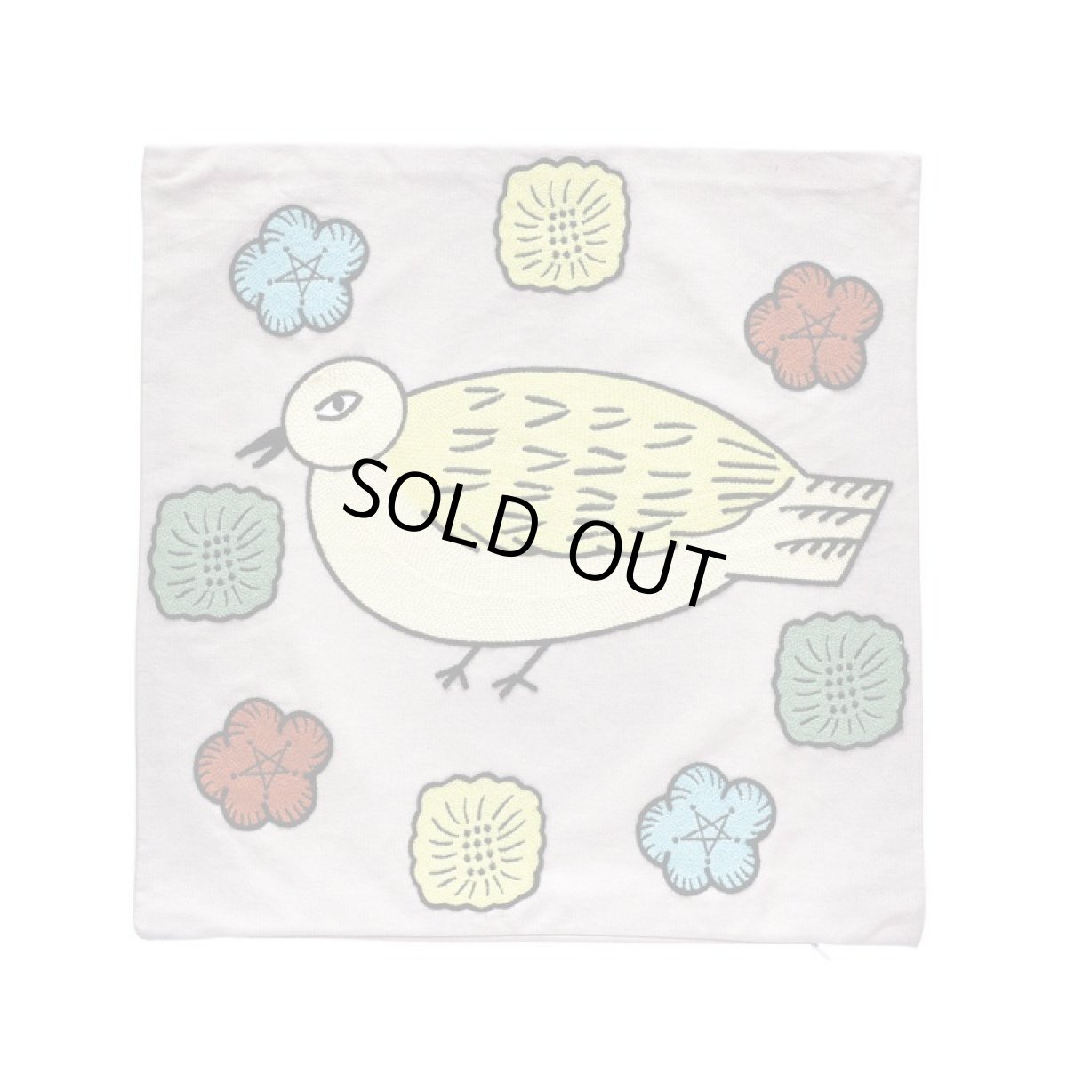 画像1: 松尾ミユキ Embroidery Cushion cover MM525 (1)