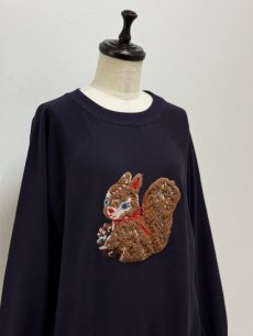 画像2: 【即納】アップリケプルオーバー（3L）4685410 (2)