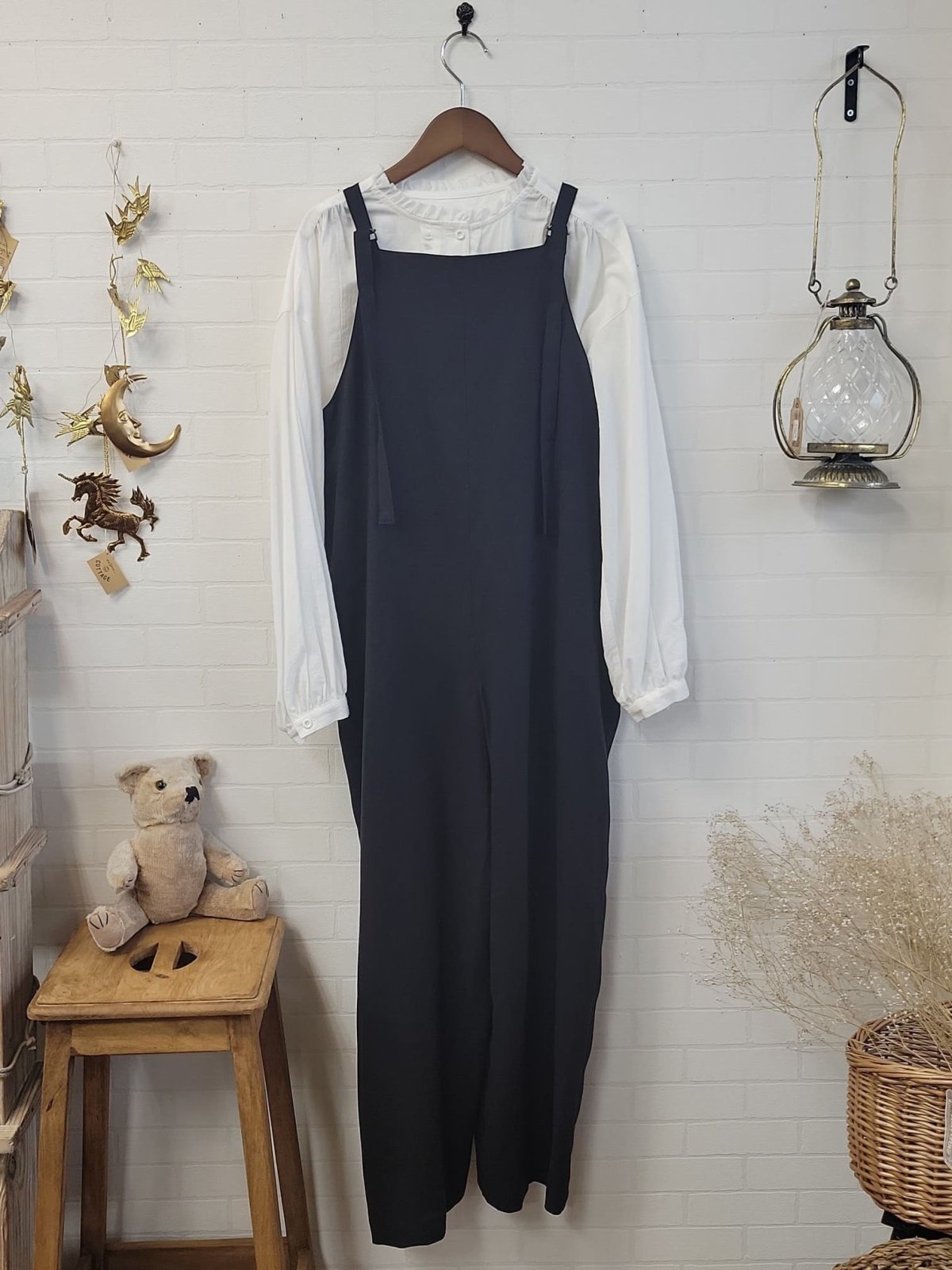 画像17: Humming bird　　フレンチリネンサロペット (17)