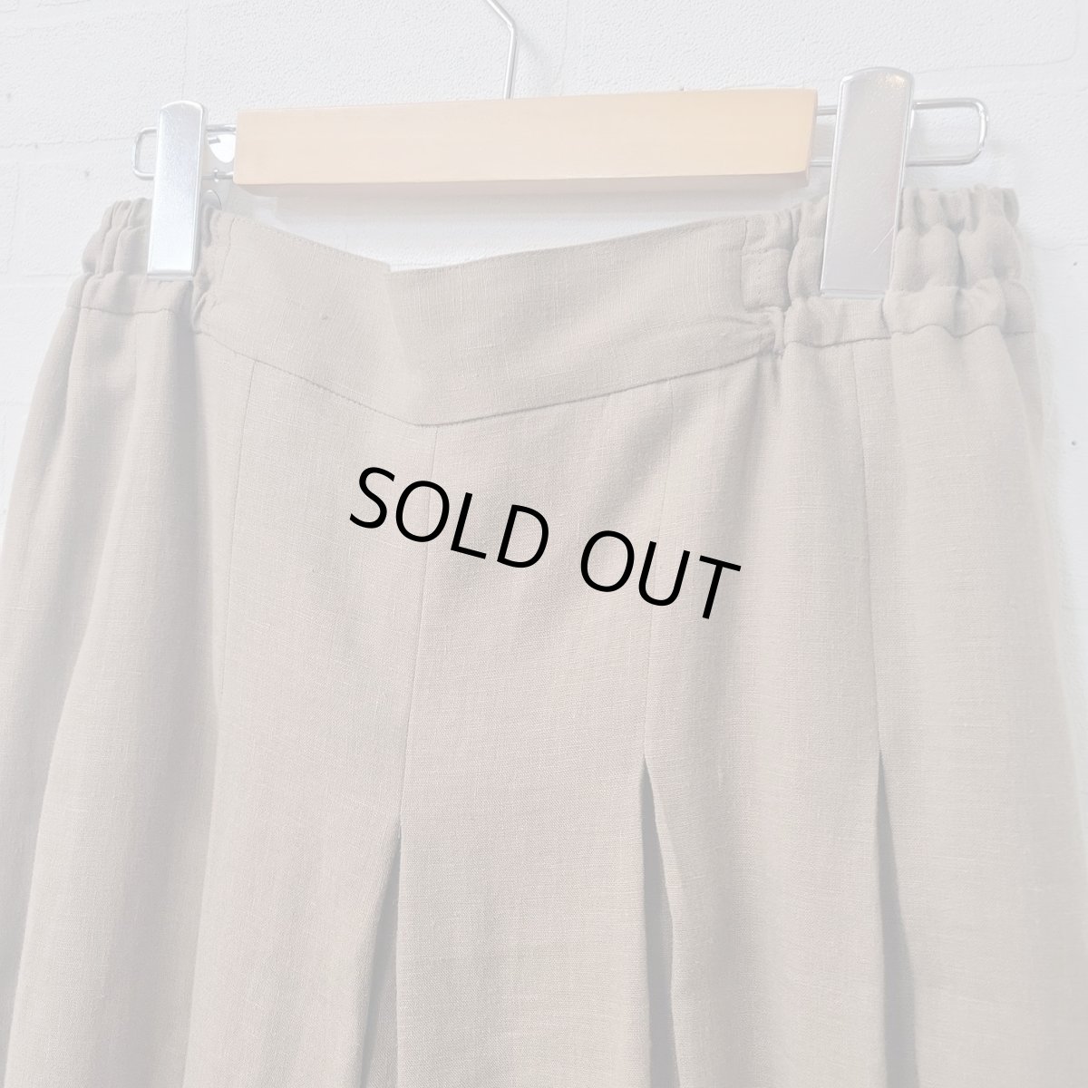 画像7: Humming bird　　フレンチリネンチューインキャンバスキュロットパンツ (7)