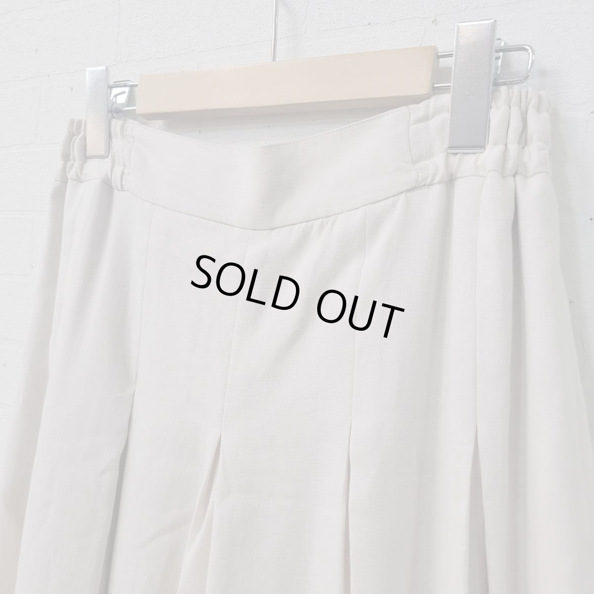 画像3: Humming bird　　フレンチリネンチューインキャンバスキュロットパンツ (3)