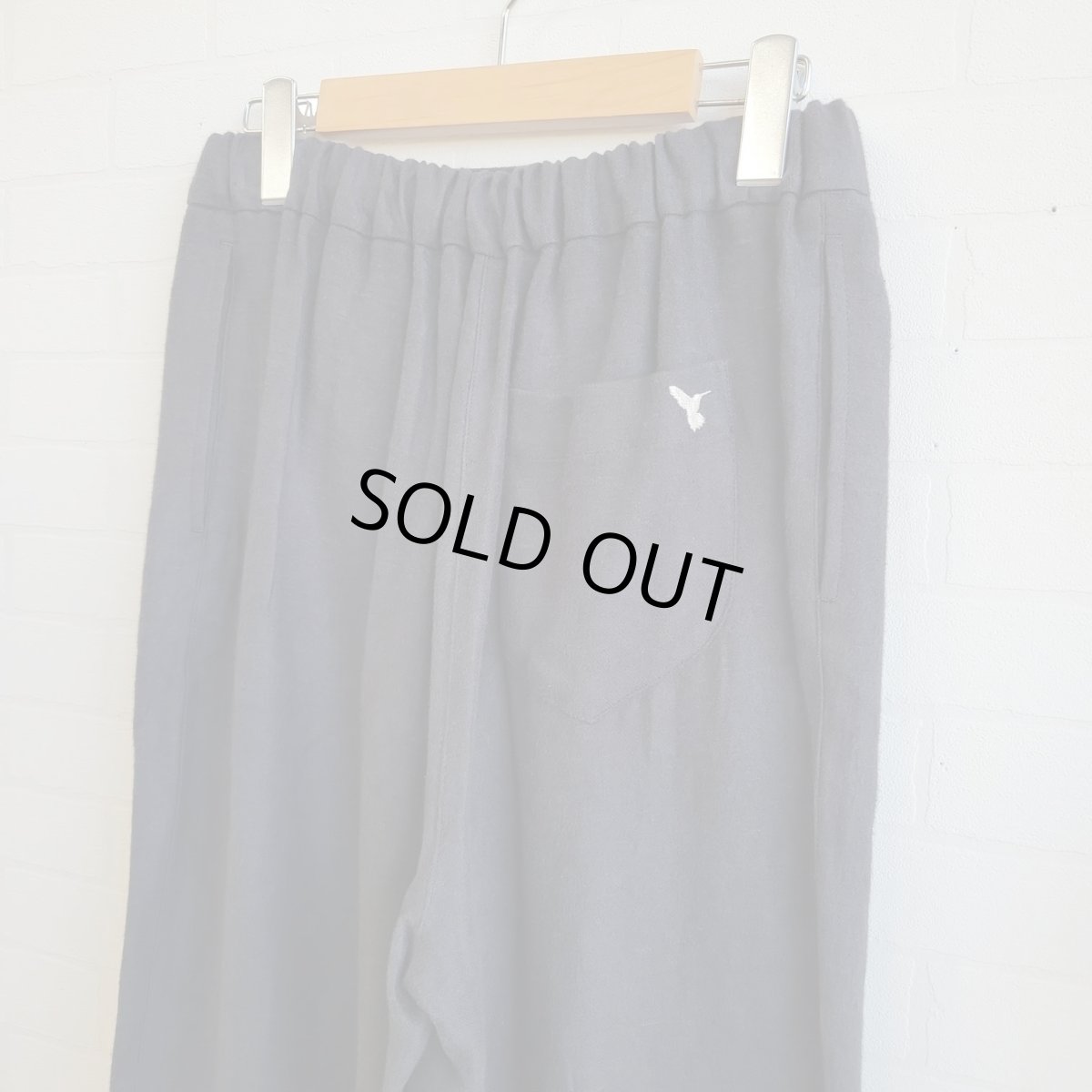 画像3: Humming bird　　フレンチリネンブラッシュツイルパンツ (3)