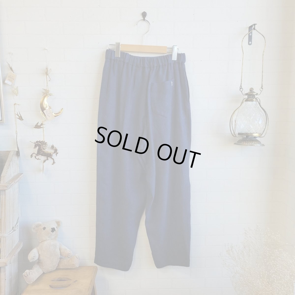 画像6: Humming bird　　フレンチリネンブラッシュツイルパンツ (6)