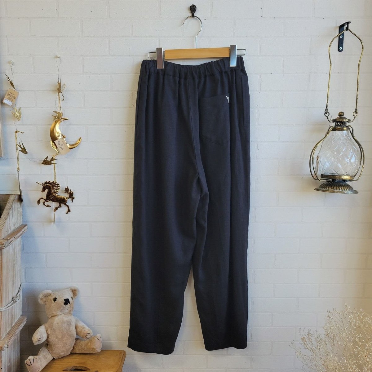 画像6: Humming bird　　フレンチリネンチューインキャンバステーパードパンツ (6)