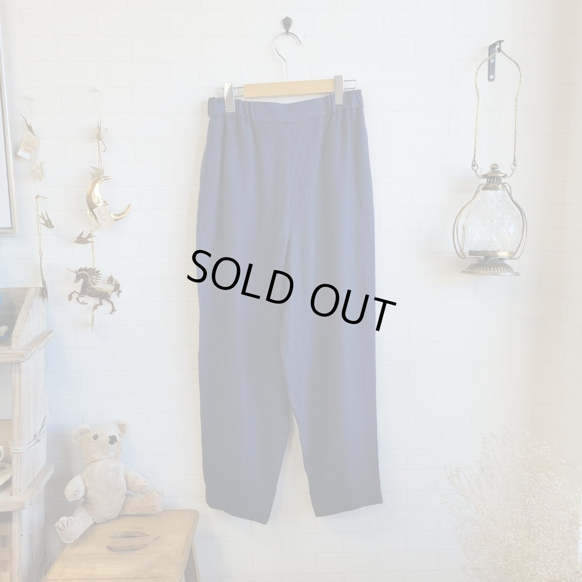 画像5: Humming bird　　フレンチリネンブラッシュツイルパンツ (5)