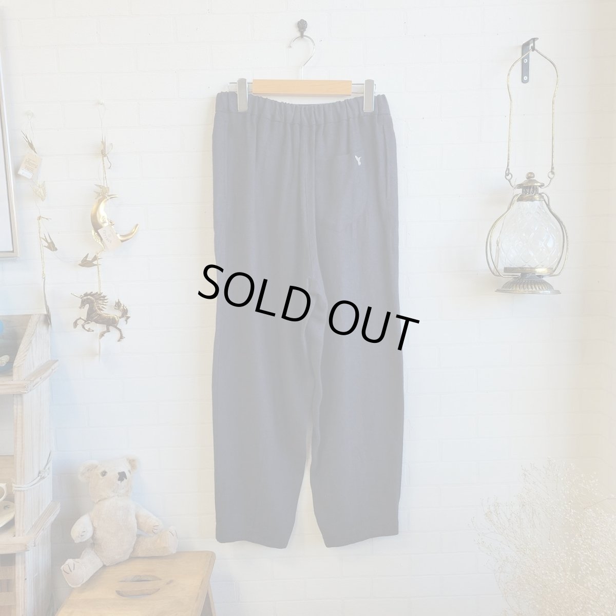 画像2: Humming bird　　フレンチリネンブラッシュツイルパンツ (2)