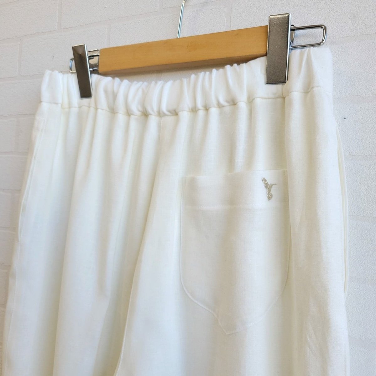 画像3: Humming bird　　フレンチリネンチューインキャンバステーパードパンツ (3)