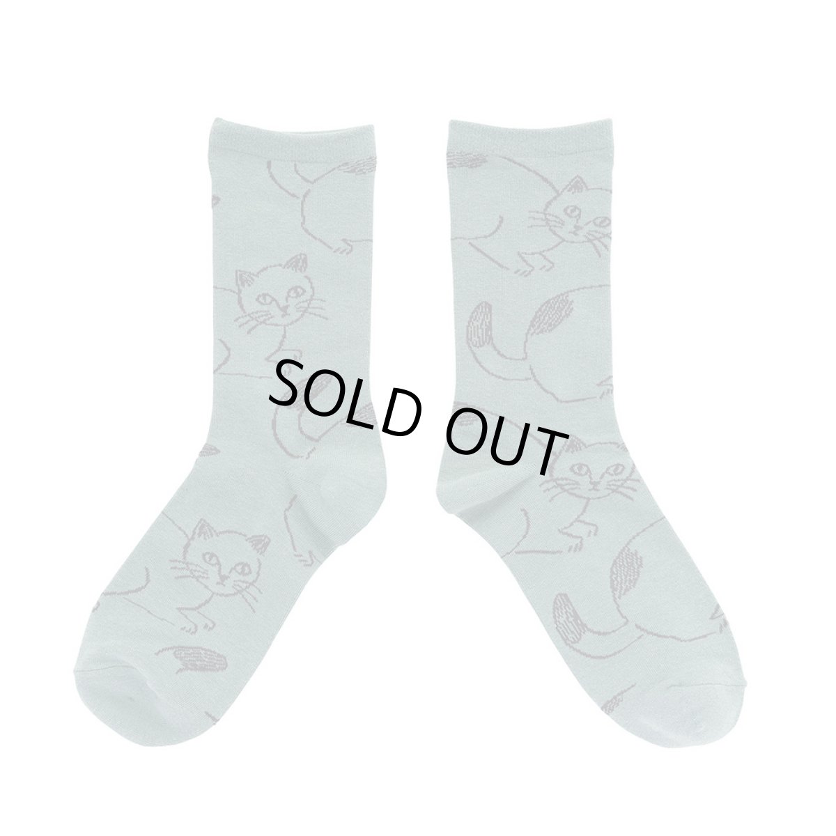 画像1: 松尾ミユキ　Cat socks Minnos　MM189 (1)
