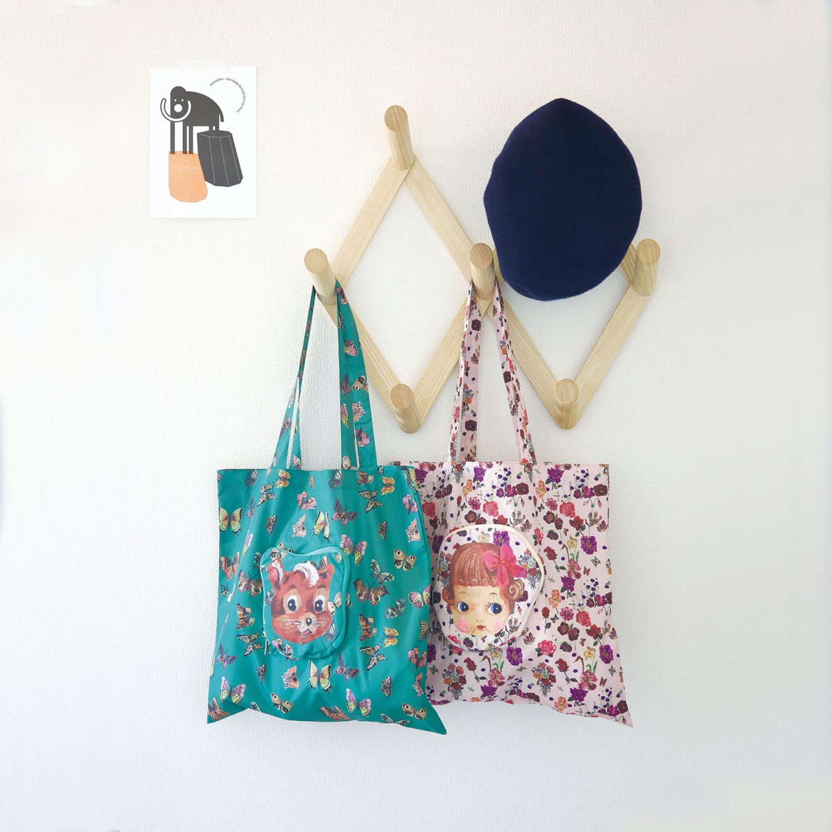 画像2: Nathalie Lete Face bag Donkey NL606 (2)