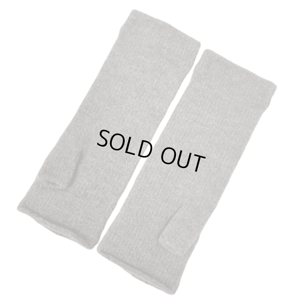 画像2: Humming bird あったかグローブミデミ 杢シルバーグレー (2)