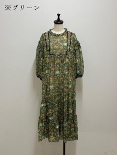 画像1: S・M様　チャッピーツリーワンピース（3L）5610160 (1)