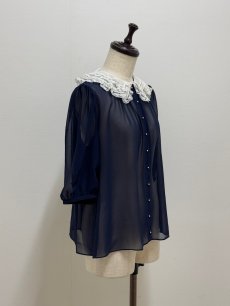 画像13: 【即納】ミルフィーユ6分袖ブラウス（3L）5670140 (13)