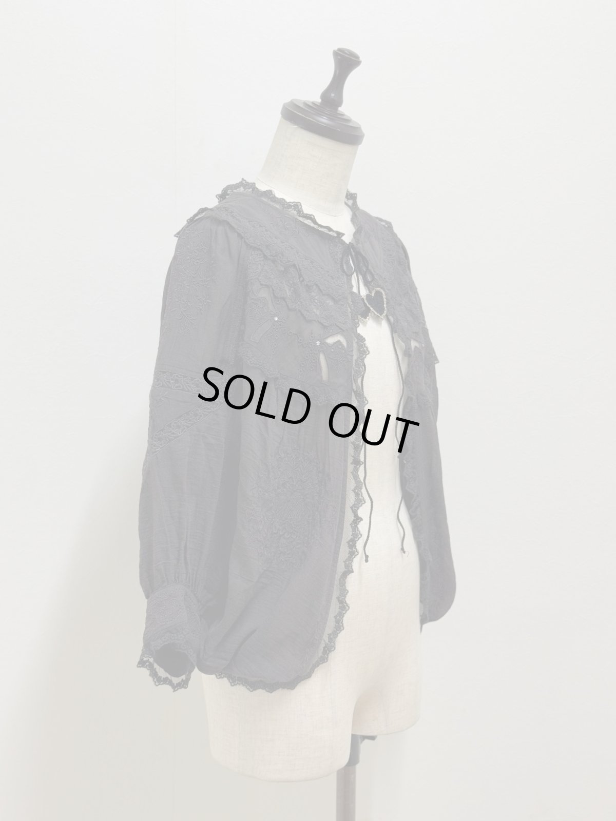 画像2: 【即納】スワンテイルボレロカーデ（M）5170110 (2)