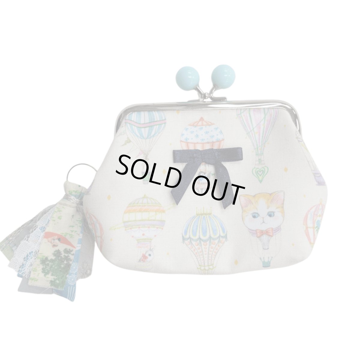 画像1: 【ハンドメイド】yukiemonがま口ポーチ　R652 (1)