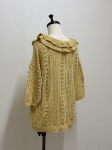 画像8: 【6月上旬〜6月中旬】かぎ針スワンフリルカーデ（M）5120010 ※数量限定商品 (8)
