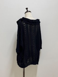 画像13: 【6月上旬〜6月中旬】かぎ針スワンフリルカーデ（M）5120010 ※数量限定商品 (13)