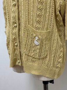 画像6: 【6月上旬〜6月中旬】かぎ針スワンフリルカーデ（M）5120010 ※数量限定商品 (6)