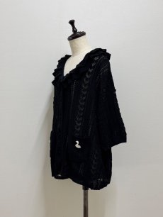 画像12: 【6月上旬〜6月中旬】かぎ針スワンフリルカーデ（M）5120010 ※数量限定商品 (12)