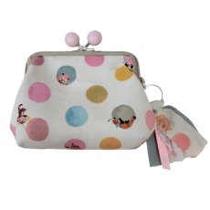 画像2: 【ハンドメイド】yukiemonがま口ポーチ　R683 (2)