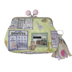 画像2: 【ハンドメイド】yukiemonがま口ポーチ　R682 (2)