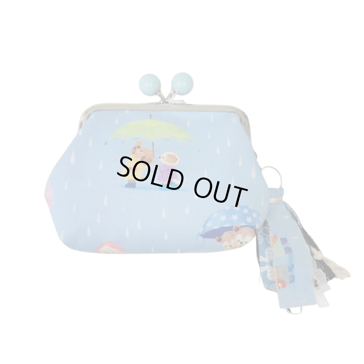 画像2: 【ハンドメイド】yukiemonがま口ポーチ　R684 (2)