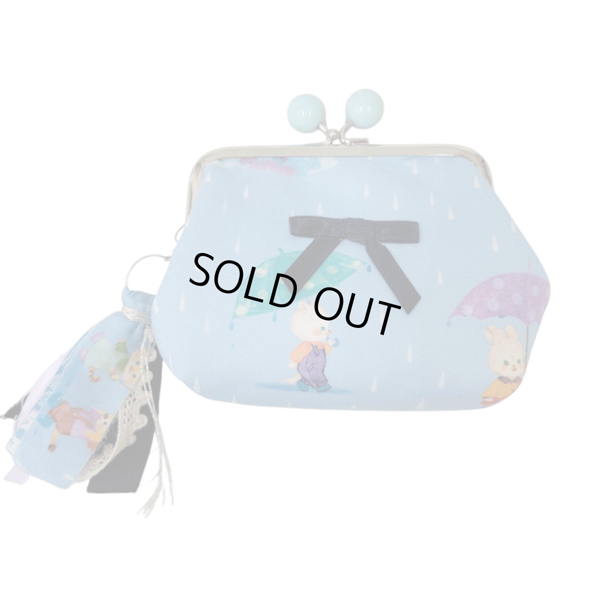 画像1: 【ハンドメイド】yukiemonがま口ポーチ　R684 (1)
