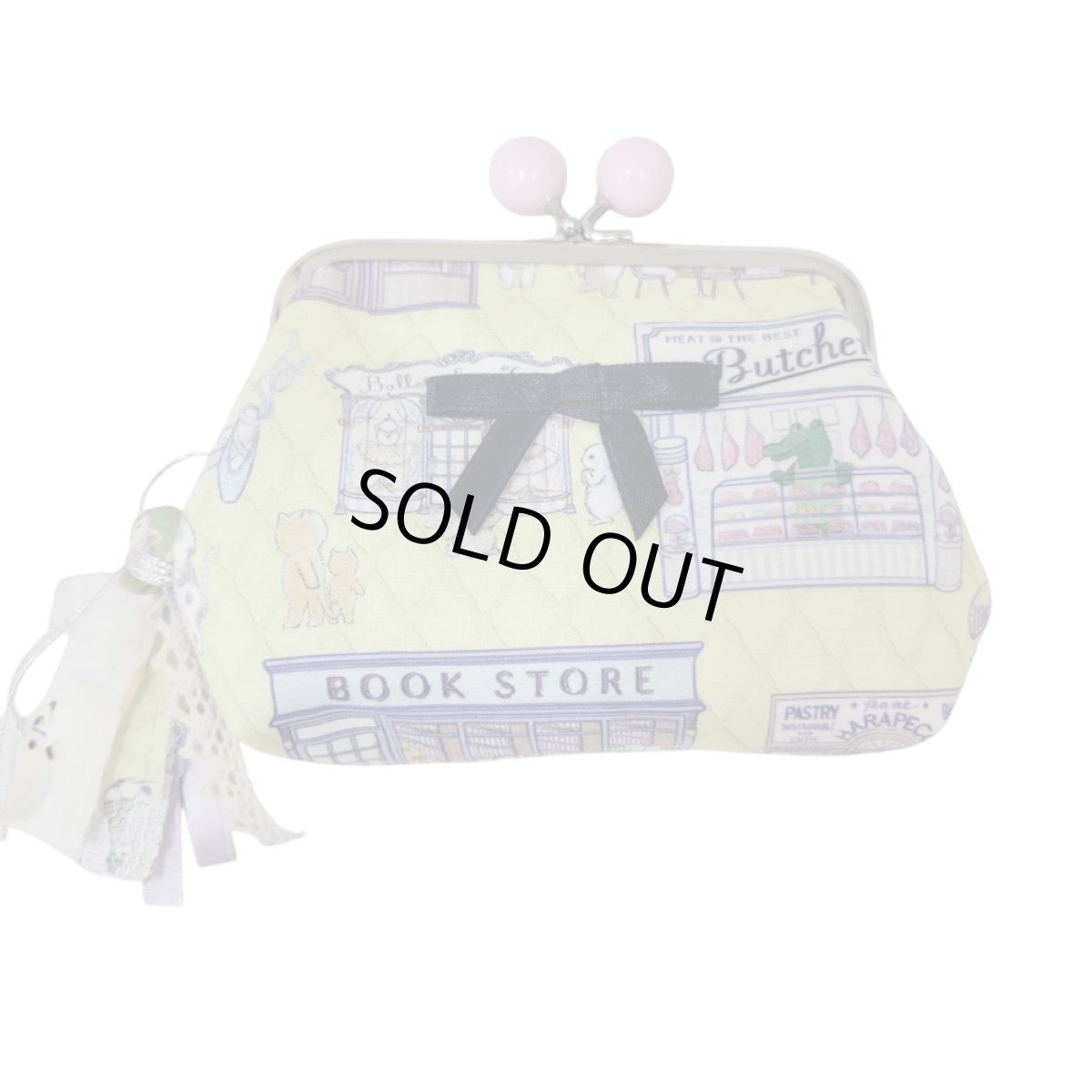 画像1: 【ハンドメイド】yukiemonがま口ポーチ　R682 (1)