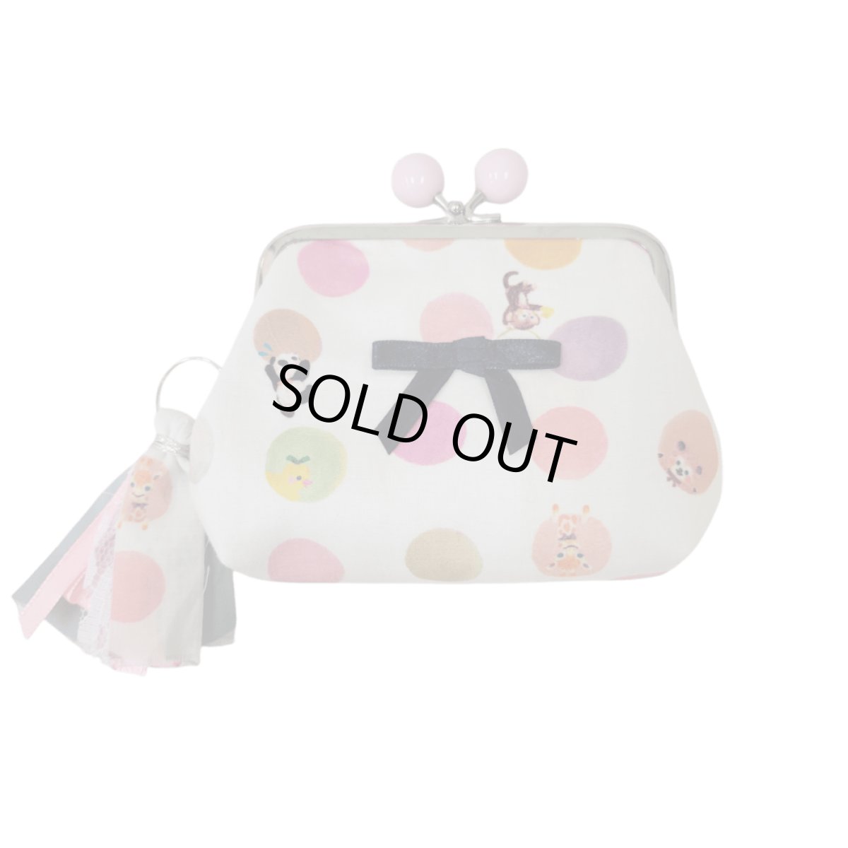 画像1: 【ハンドメイド】yukiemonがま口ポーチ　R683 (1)