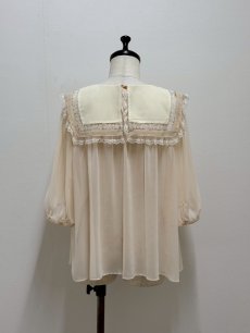 画像10: 【6月下旬〜7月上旬】スワンヨークブラウス（M）5170300 (10)