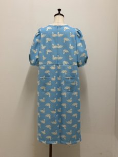 画像3: 【6月上旬〜6月中旬】スワンジャガードワンピース（3L）5610360 (3)