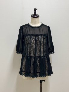 画像8: 【6月下旬〜7月上旬】レースコンビチュニック（3L）5670350 (8)