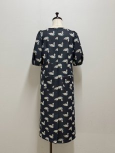 画像8: 【6月上旬〜6月中旬】スワンジャガードワンピース（3L）5610360 (8)